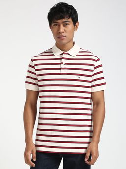 Tommy Hilfiger - Mens Red Polo T-Shirt