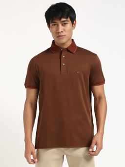 Tommy Hilfiger - Mens Brown Polo T-Shirt