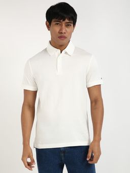 Tommy Hilfiger - Mens Off White Polo T-Shirt