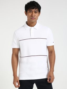Tommy Hilfiger - Mens White Polo T-Shirt
