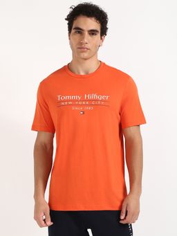 Tommy Hilfiger - Mens Orange T-Shirt