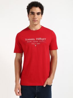 Tommy Hilfiger - Mens Red T-Shirt