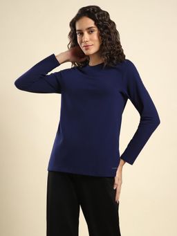 Van Heusen Woman Lingerie and Athleisure - Round Neck T-Shirt Deep Sea Navy