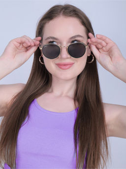 MAGNEQ - Classic Round Polarized Sunglasses For Men & Women (Mg 2826/S C2 4921)