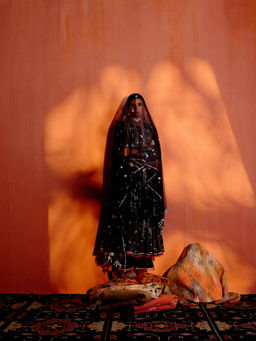 Karishma Khanduja - Arshad Black Embellished Anarkali with Pant and Dupatta (Set of 3)