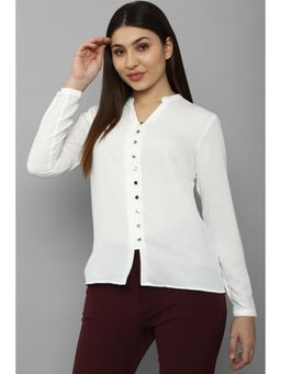 Allen Solly - Women White Solid Casual Top