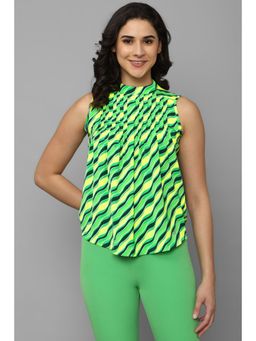 Allen Solly - Women Green Print Casual Top