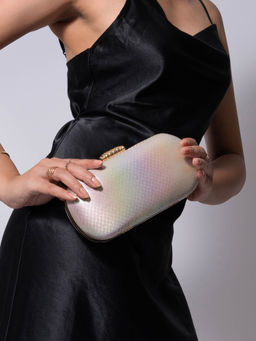 Joker and Witch - Joker & Witch Daryl Multicoloured Metallic Clutch