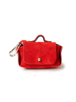 ODDCAT - Solid Gimme Genuine Leather Red Coin Pouch