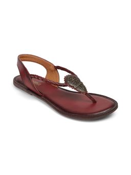 PEPPER - Women Maroon Sandals