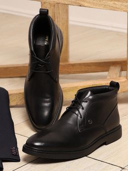 Monte Carlo - Black Smart Lace Ups Formal Oxfords for Men
