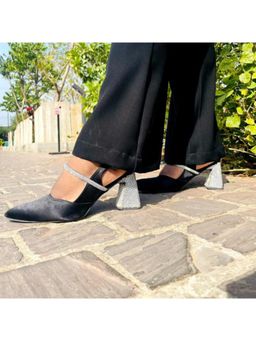 Modanta - Black Diamond Sandal Heels