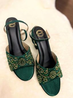 Modanta - Emerald Green Heels