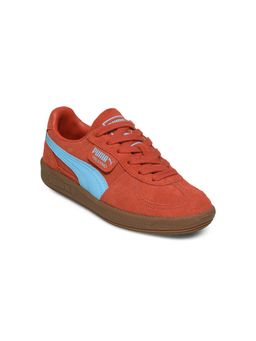 Puma - Kids Orange Youth Suede Palermo Sneakers