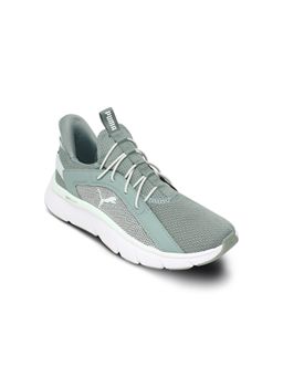 Puma - Green Softride Pro Flex Sliptech Youth Sneakers