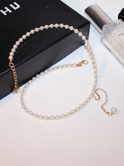 Yellow Chimes - Fancy Party Ware Pearl Necklace