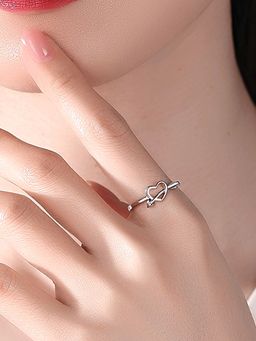 Yellow Chimes - Silver Ring (Ycsjrg-Sir06Hrt-Sl)