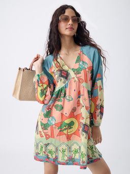 The Souled Store - Women Printed Astral Bloom Dress