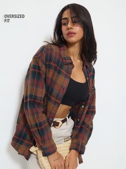 The Souled Store - Plaid: Prismark Women Shacket