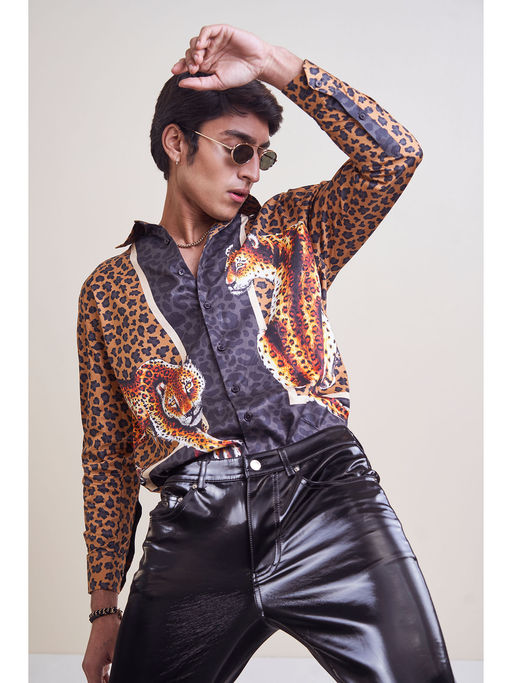 Loudless Leopard Printed Shirt for Men