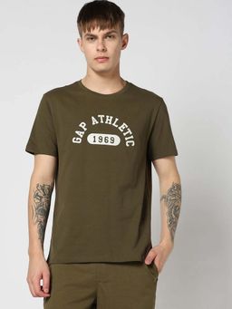 GAP - Green Printed Slim Fit T-Shirt