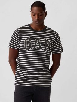 GAP - Black Stripes Slim Fit T-Shirt