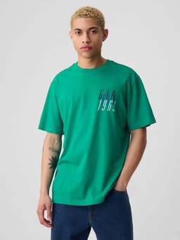 GAP - Green Printed Relaxed Fit T-Shirt