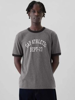 GAP - Grey Printed Relaxed Fit T-Shirt