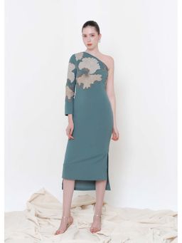 THE SILK LOVE - Forest Green Lylah Dress
