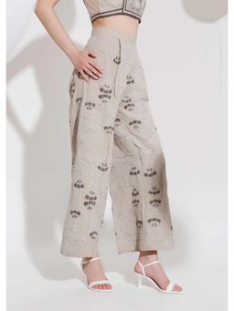 THE SILK LOVE - Harbor Grey Nora Lurex Pant