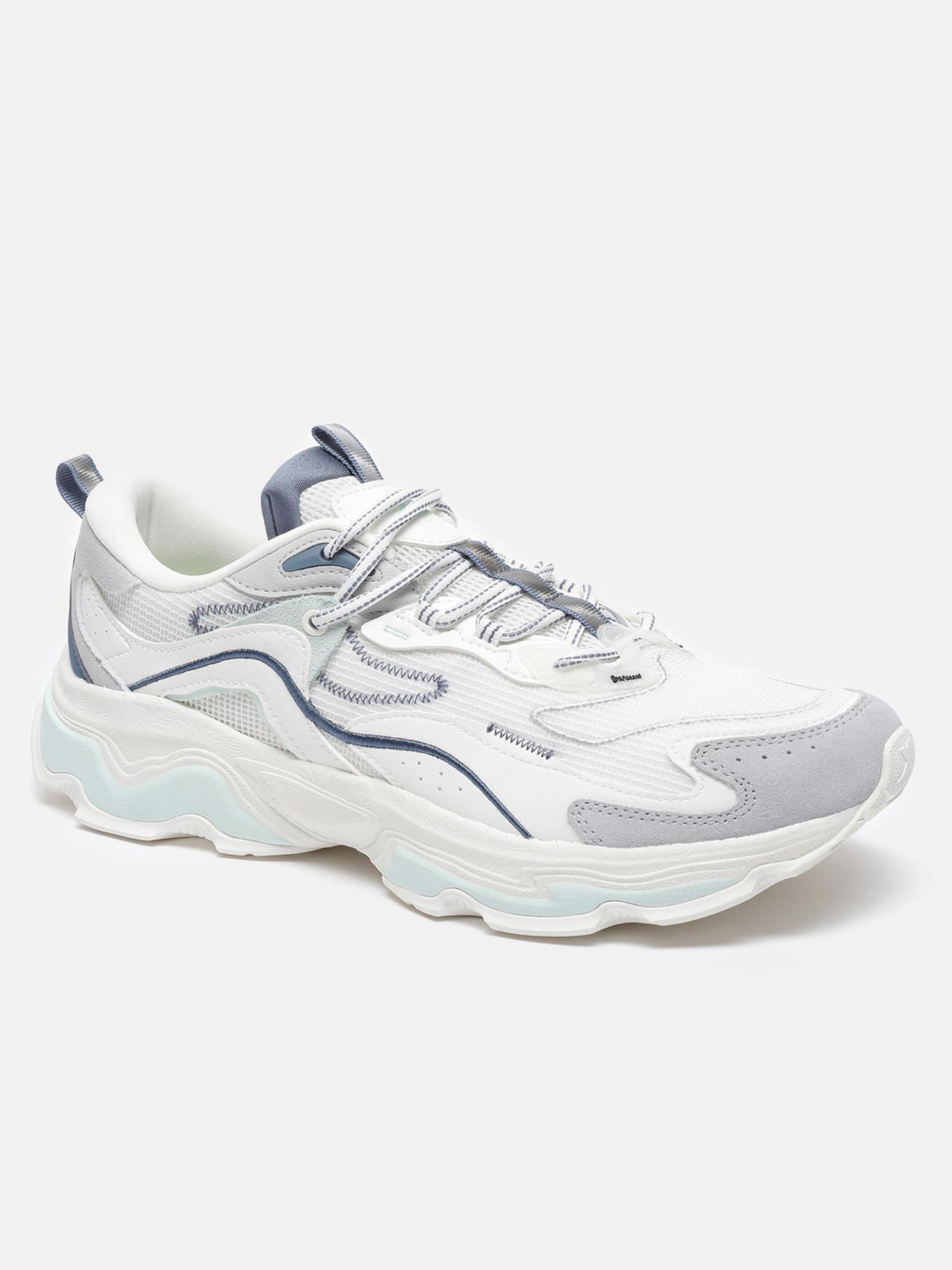 Buy Xtep Canvas White Phantom Grey Ucla Blue Running Shoes Online