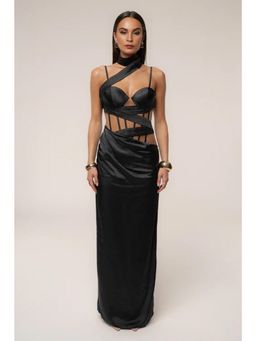 Bee Boe - Seraphina Pleated Black Dress