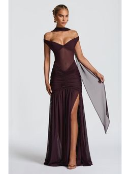 Bee Boe - Aurelia Mesh Purple Dress
