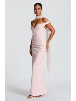 Bee Boe - Bardot Column Blush Pink Dress
