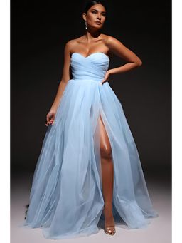 Bee Boe - Enchanted Tulle Blue Gown