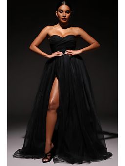 Bee Boe - Enchanted Tulle Black Gown