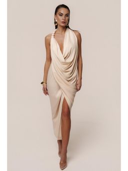 Bee Boe - Champagne Drape Dress