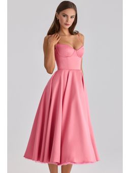 Bee Boe - Raspberry Satin Dress
