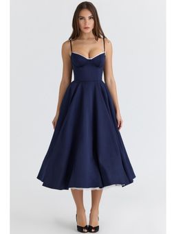 Bee Boe - Blue Satin Dress