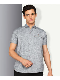 KUONS AVENUE - Men's Linen Cotton Half Sleeve Shirt