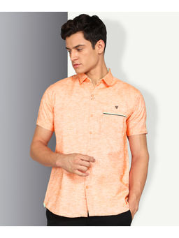 KUONS AVENUE - Men's Linen Cotton Half Sleeve Shirt