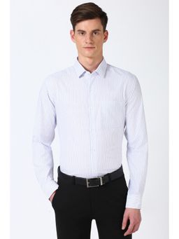 Peter England - Men White Slim Fit Formal Shirt