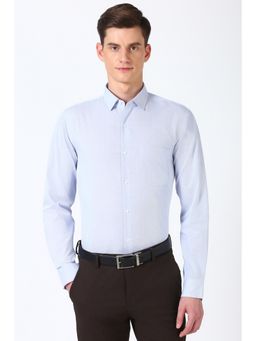 Peter England - Men Blue Slim Fit Formal Shirt
