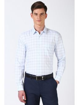 Peter England - Men Blue Slim Fit Formal Shirt