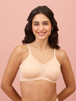 Nykd by Nykaa - Infinity Edge Perfect Shaping Padded Non Wired T-Shirt Bra NYB202 Skin