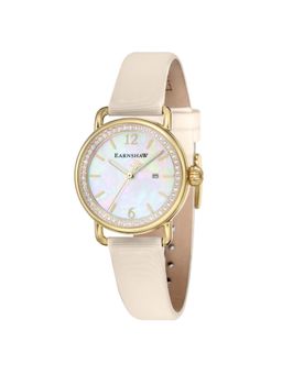 Earnshaw - Investigator Quartz MOP Round Dial WoMens Watch - ES-8092-03