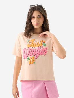 The Souled Store - Originals: Just Wingin' It Women T-Shirt