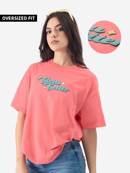 The Souled Store - Originals: Glow Getter Women Oversized T-Shirt