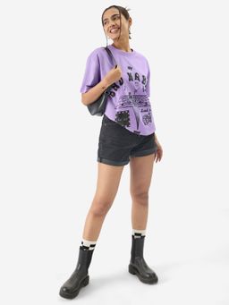 The Souled Store - Official Ed Sheeran: Bad Habits Women Boyfriend T-Shirt