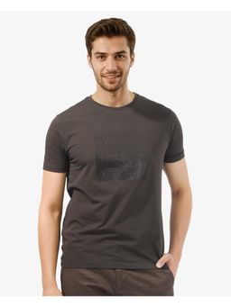 Rare Rabbit - Brandon Olive Graphic Print Regular Fit T-Shirt